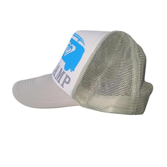 Surf Camp Trucker Hat - Vibrant Blue Design - Used - Picture 3 of 8